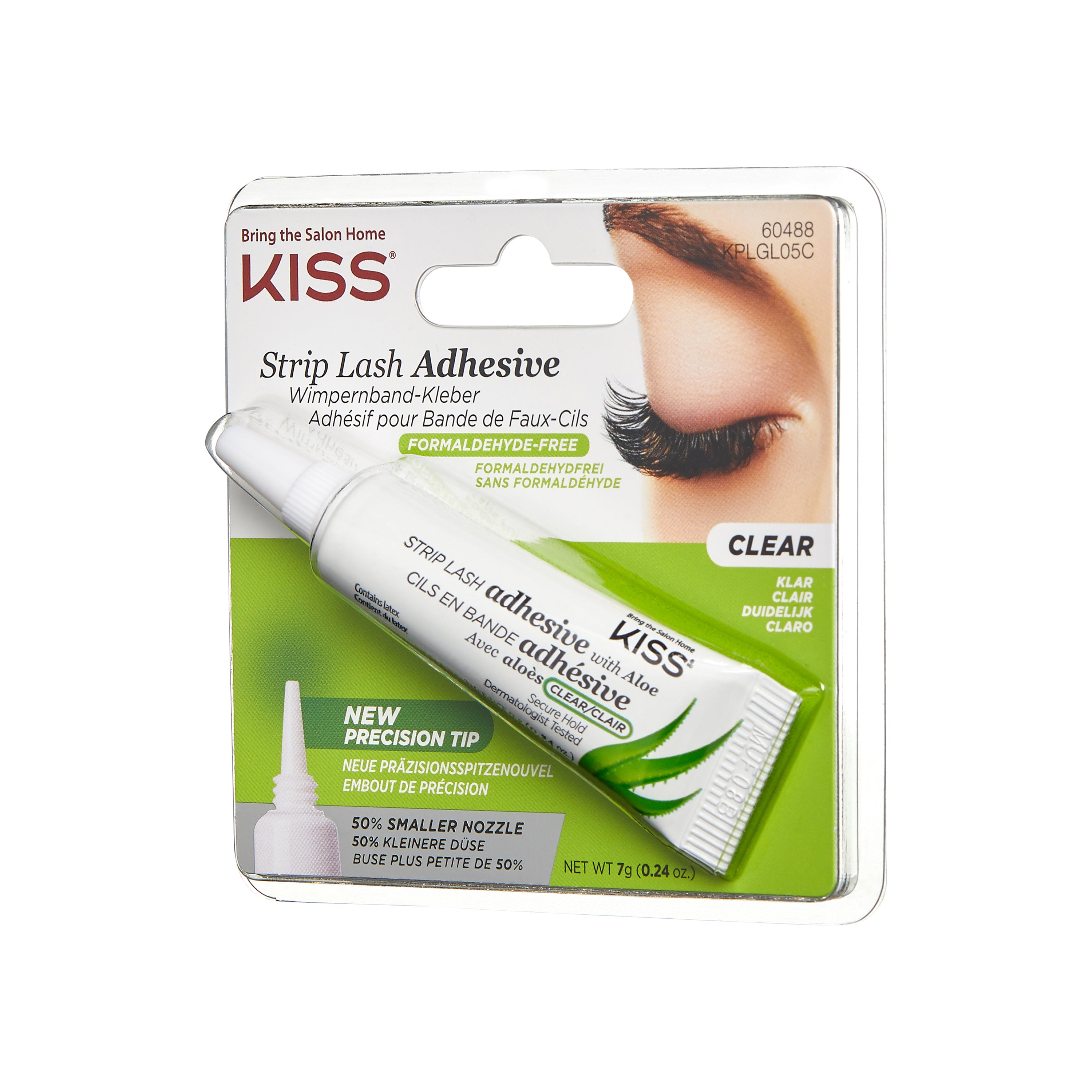 KISS Strip Lash Adhesive with Aloe Latex Clear