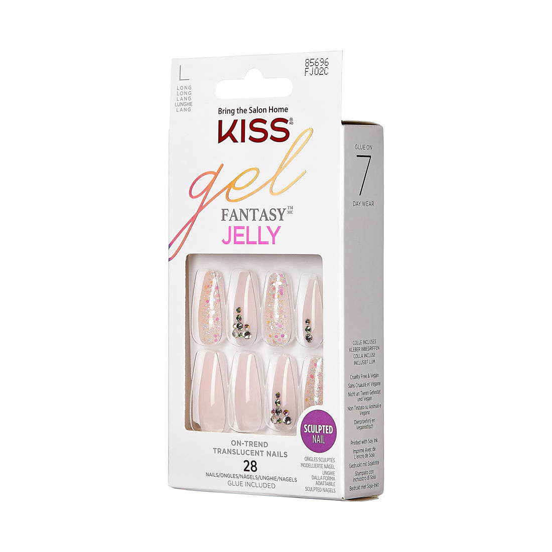 KISS Jelly Fantasy Sculpted Nails - Jelly Juice